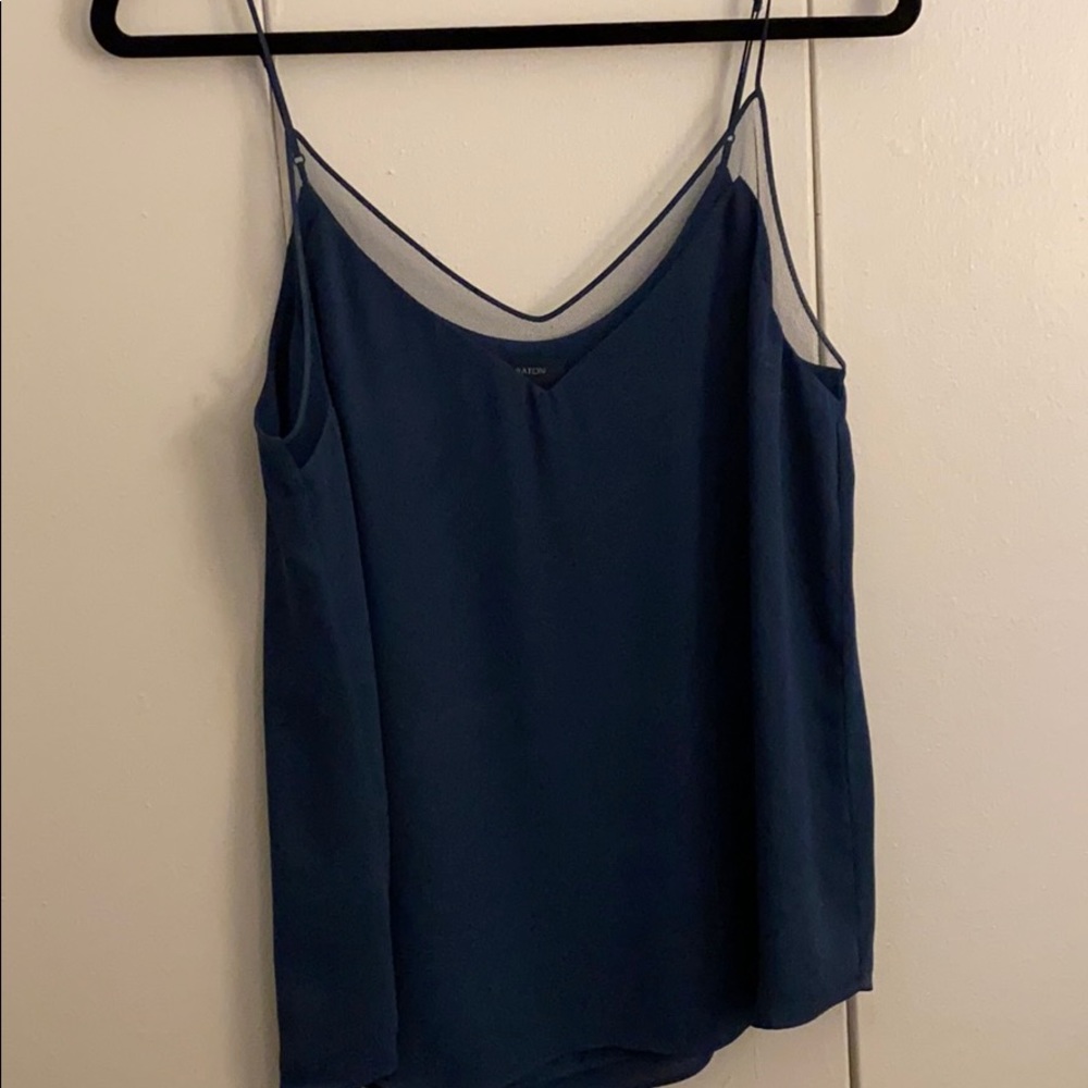 Silk Cami - indigo blue